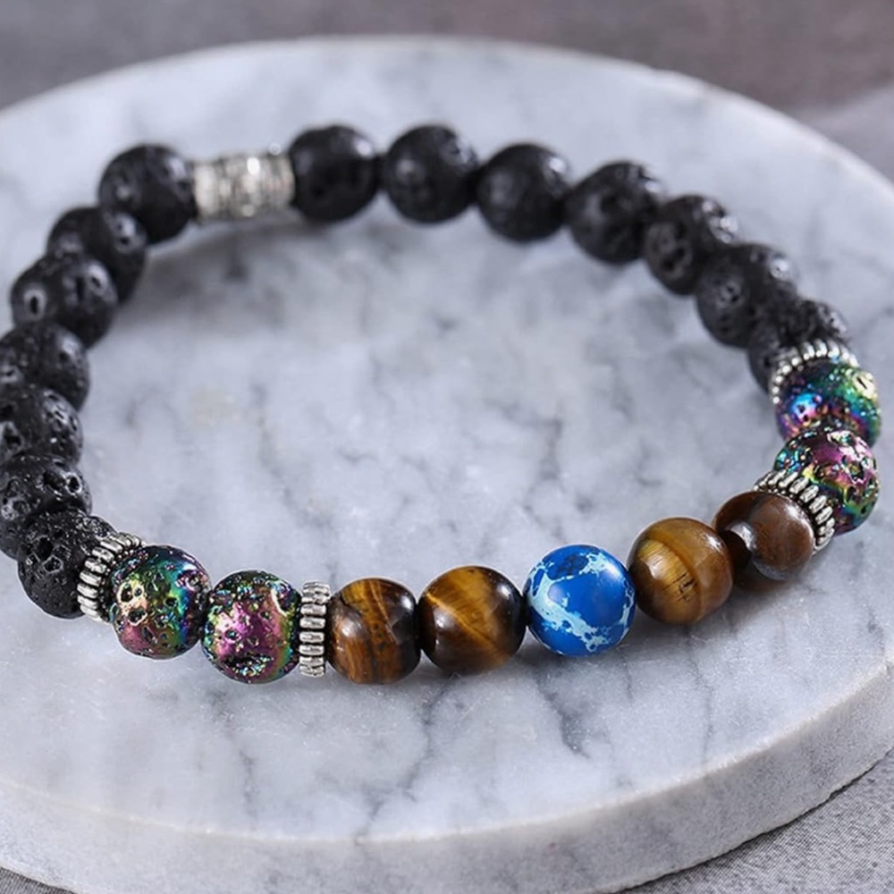 New Chakra Natural Stone Healing Beads Bracelet